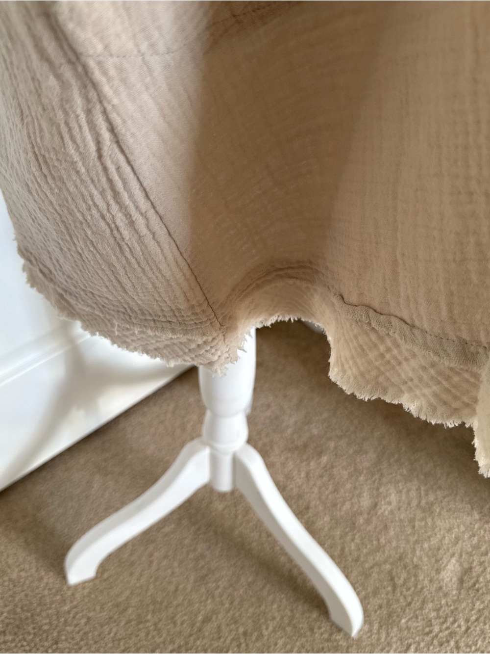 Zenana Outfitters Neutral Beige Gauze Dress - Picture 5 of 8